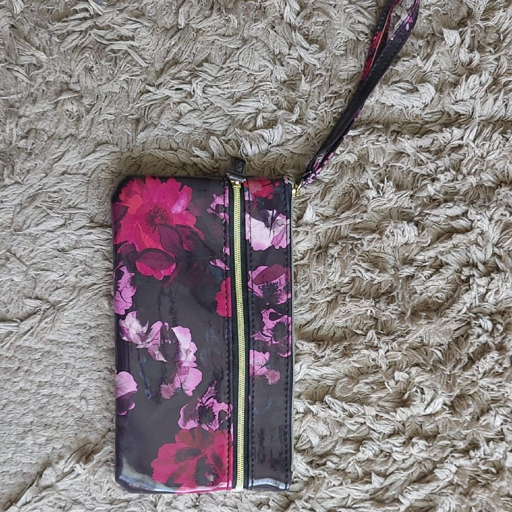 Floral Wristlet Clutch